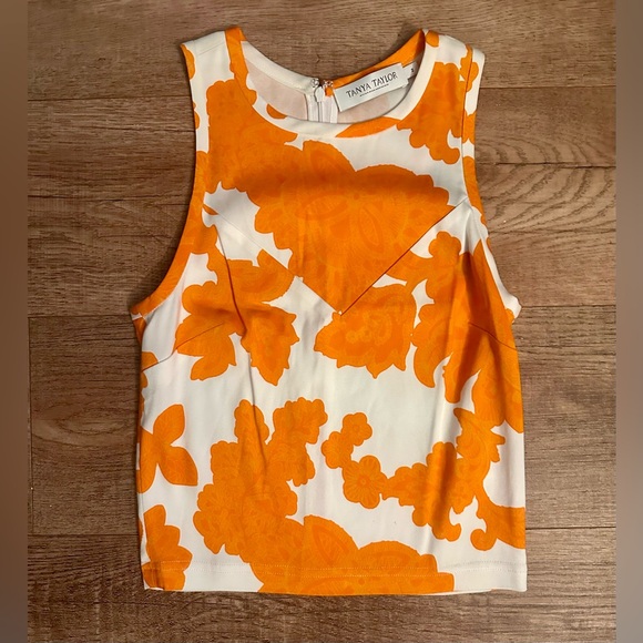Tanya Taylor Tops - NWOT Tanya Taylor Sleeveless Cropped Top Size 2
